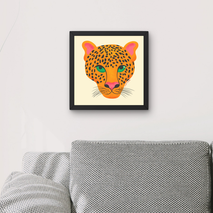 Jungle Cats Leopard by Carrie Cantwell