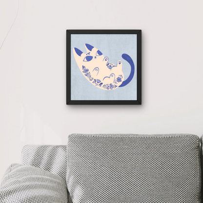 Purrcelin Cat 3 by Carrie Cantwell
