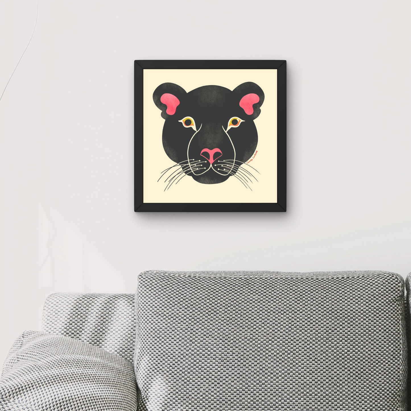 Jungle Cats Jaguar by Carrie Cantwell