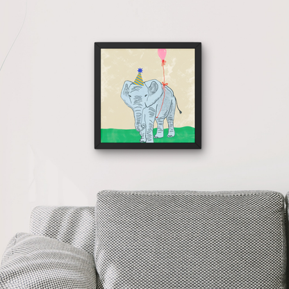 Party Animal Elephant by Carrie Cantwell
