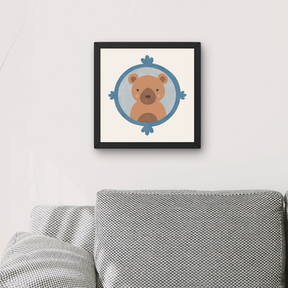 Animal Portraits Bear by Carrie Cantwell