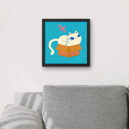 Cat Toy Box by Carrie Cantwell