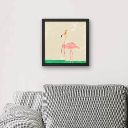 Party Animal Flamingo by Carrie Cantwell