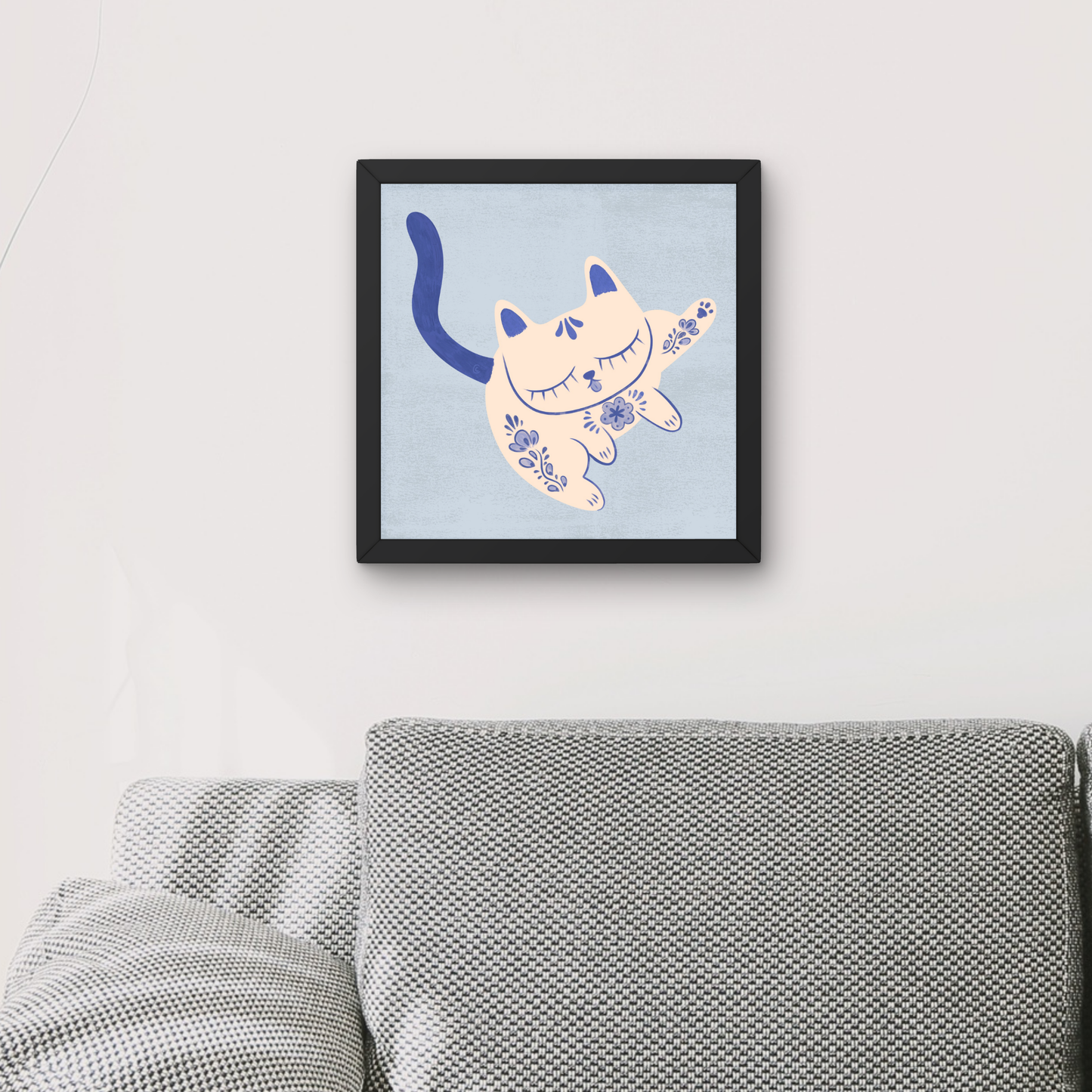 Purrcelin Cat 4 by Carrie Cantwell