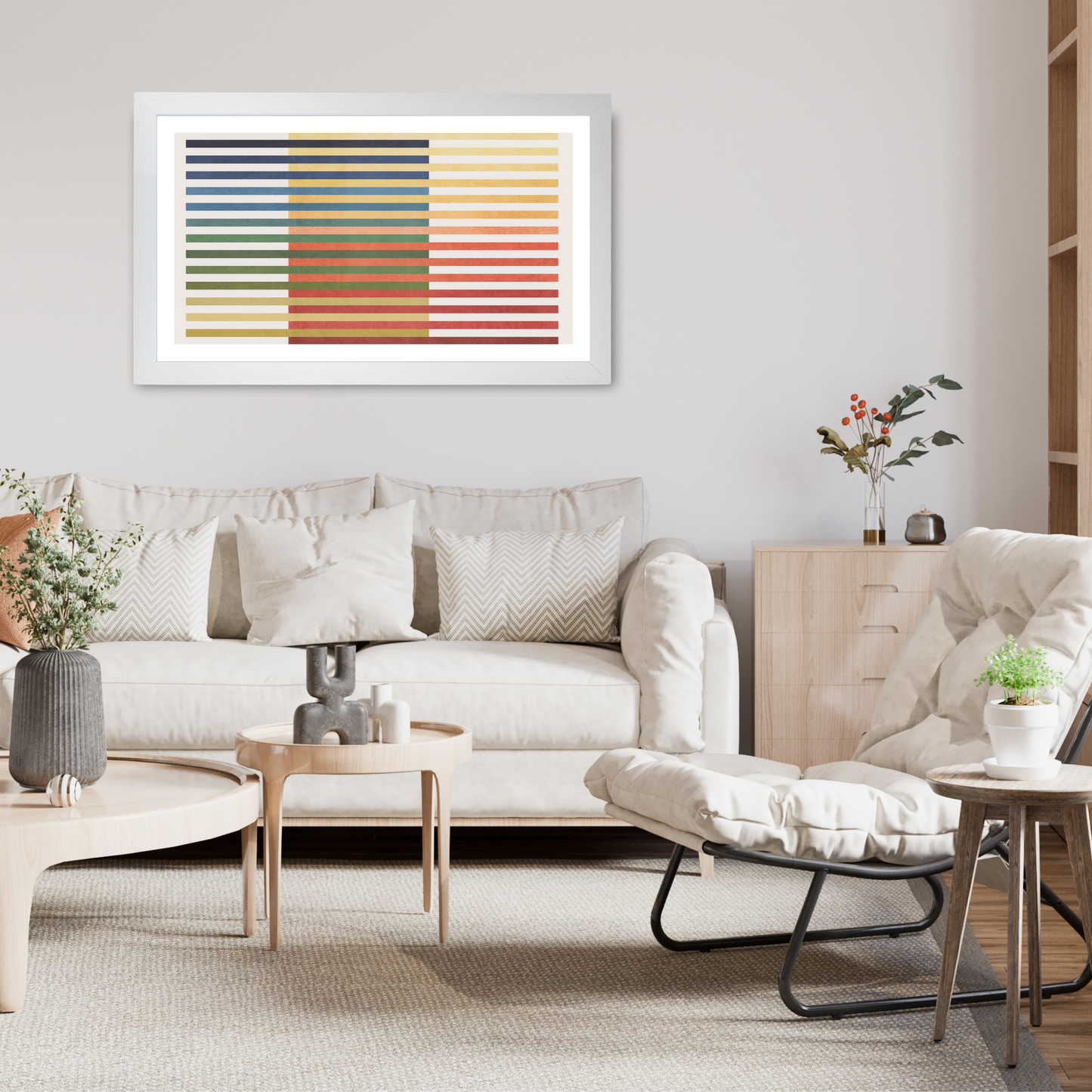 Colurful Modern Lines by Print Punk Studio