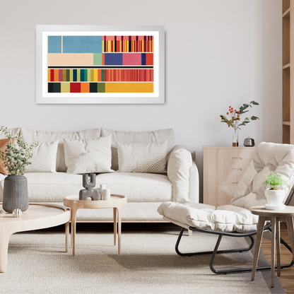 Modern Colour Block Seperation Print by Print Punk Studio