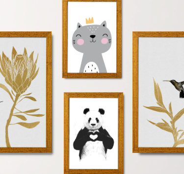 Nursery - Build Your Own Gallery Wall Bundle (Set of 4 Type 3)