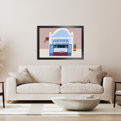 Ice Cream Factory by Alix Campbell Art