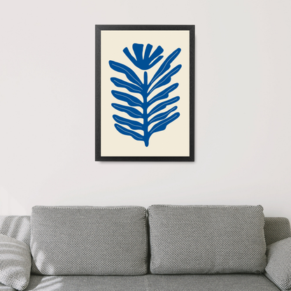 Abstract Plant Blue by Ani Vidotto