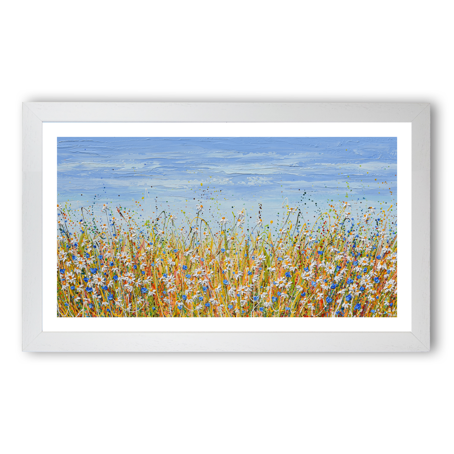 Daisies in August by Olga Tkachyk