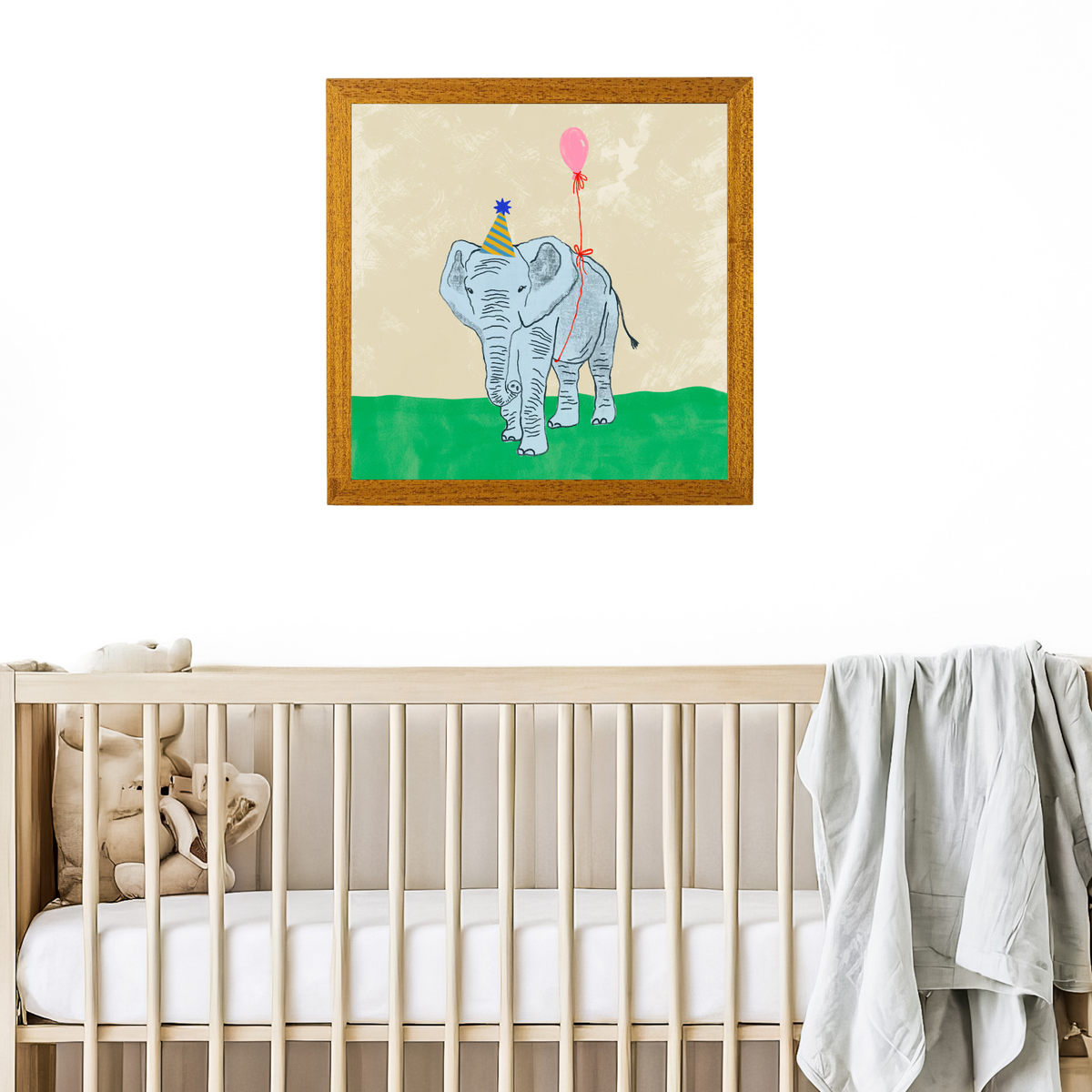 Party Animal Elephant by Carrie Cantwell