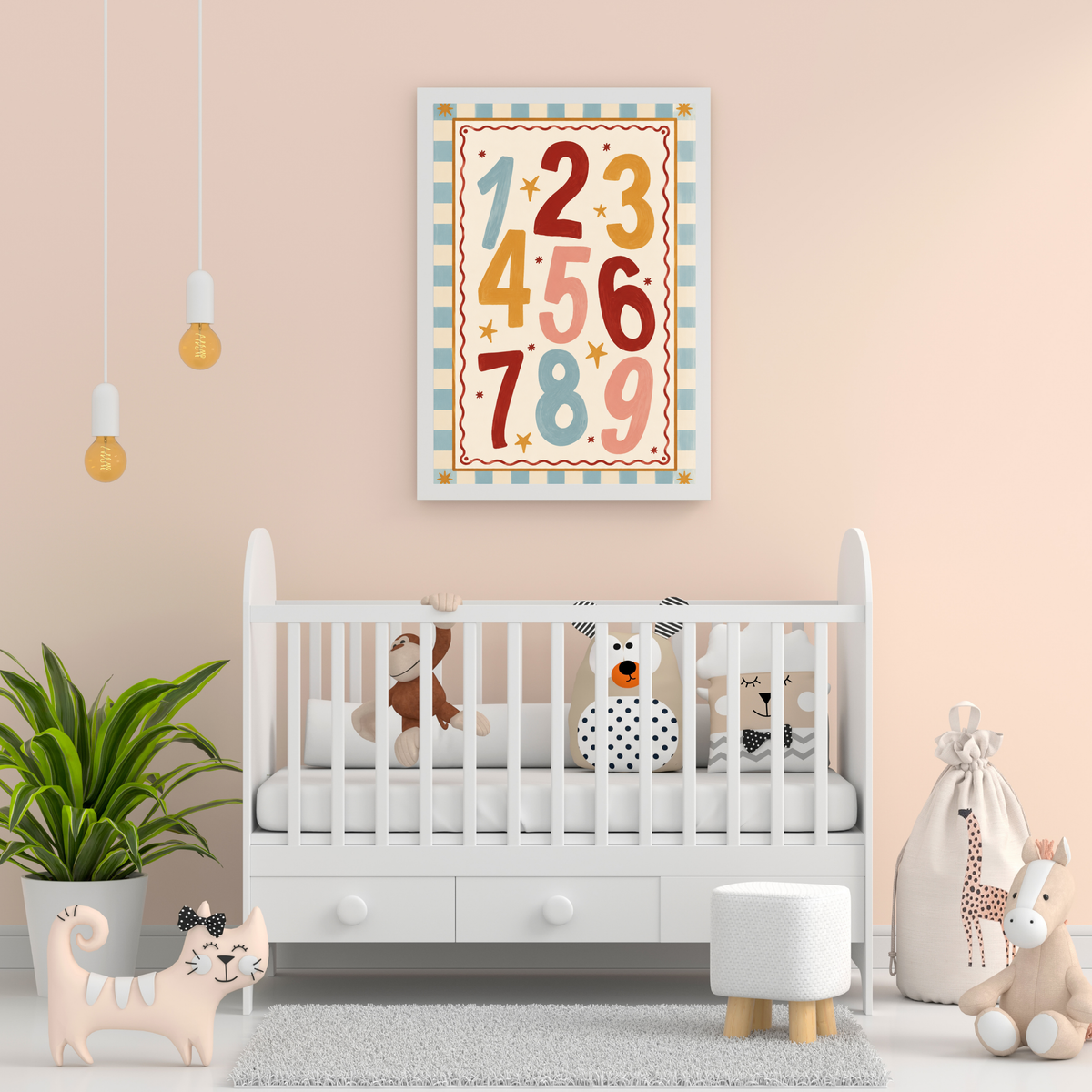 Alphabet Numbers by Print Studio By Anya