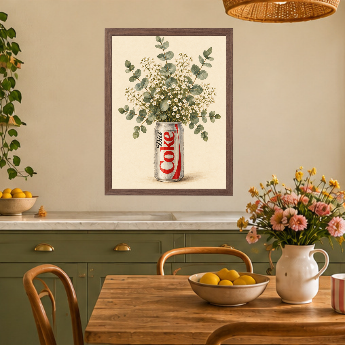 Diet Coke Botanical by Print Studio By Anya