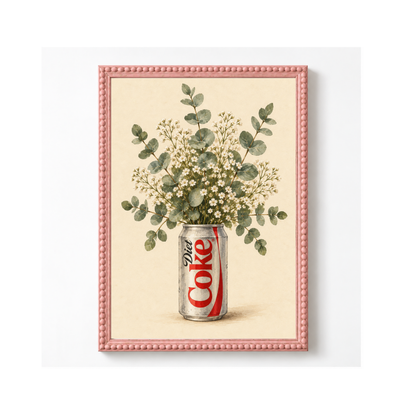 Diet Coke Botanical by Print Studio By Anya