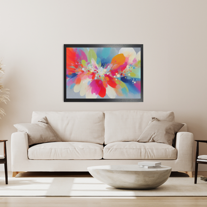 Abstract Parrot Explosion by Chromatic Storm Studio
