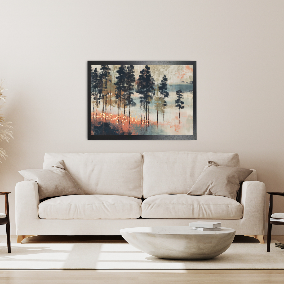 Pine Forest At Twilight by Chromatic Storm Studio