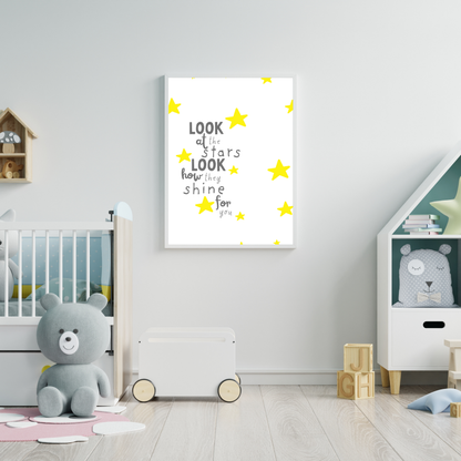 Look At The Stars by Print Studio By Anya