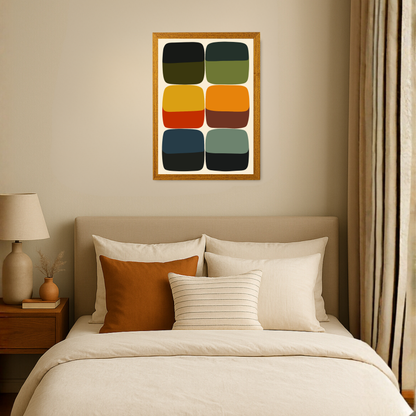 Bold Mid Century Print by Print Punk Studio