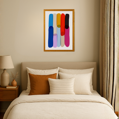 Bold Colourful Abstract Shapes by Print Punk Studio