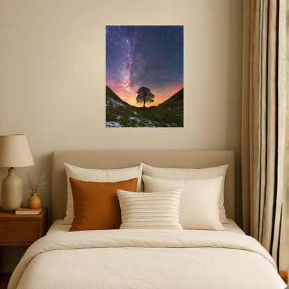 Sycamore Gap with Milky Way by Steven Robinson