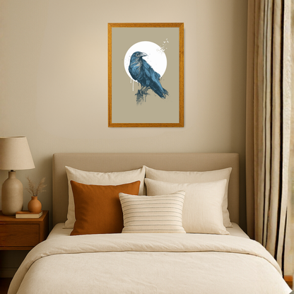 Blue Crow by Balazs Solti