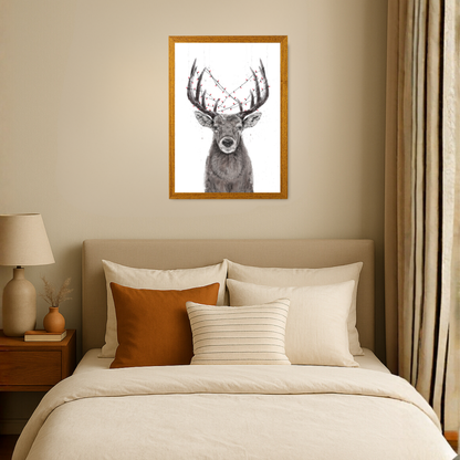 Xmas Deer by Balazs Solti