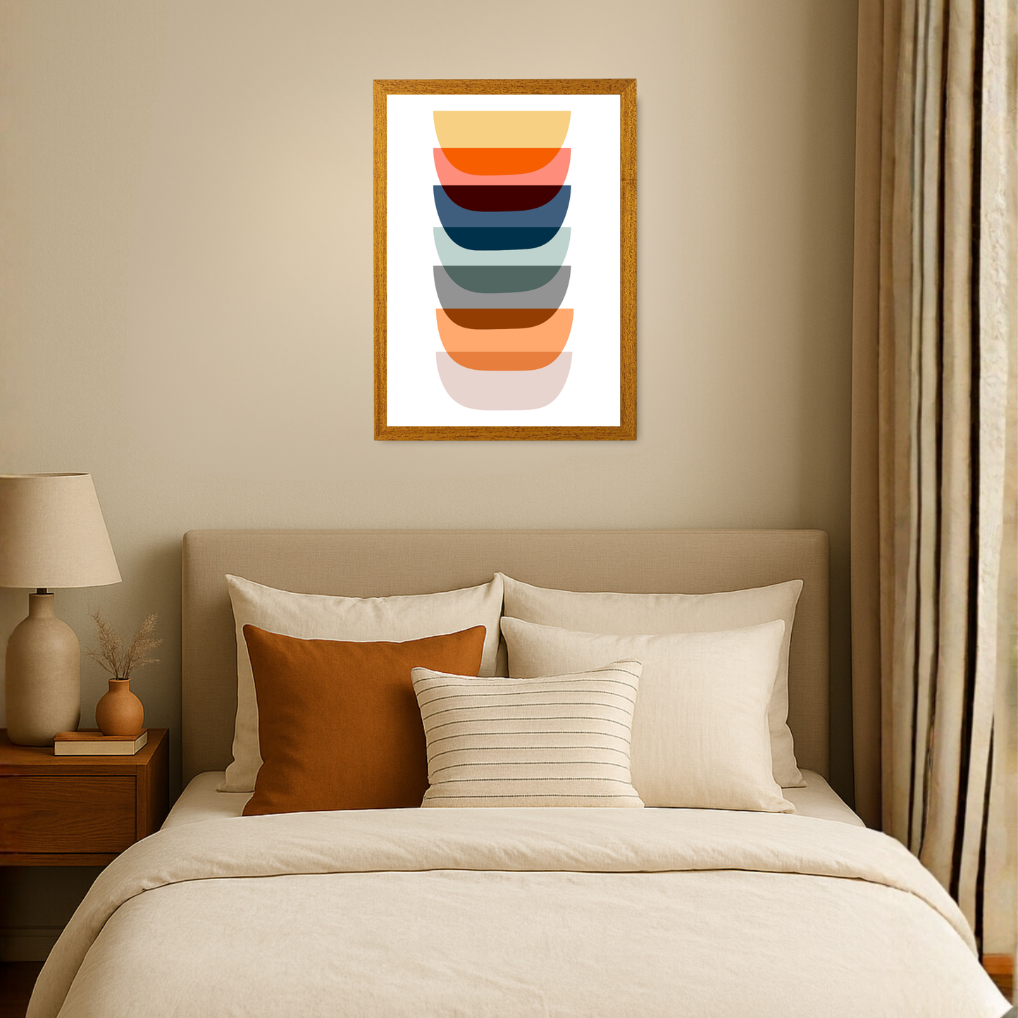 Abstract Mid Centuty Art by Print Punk Studio