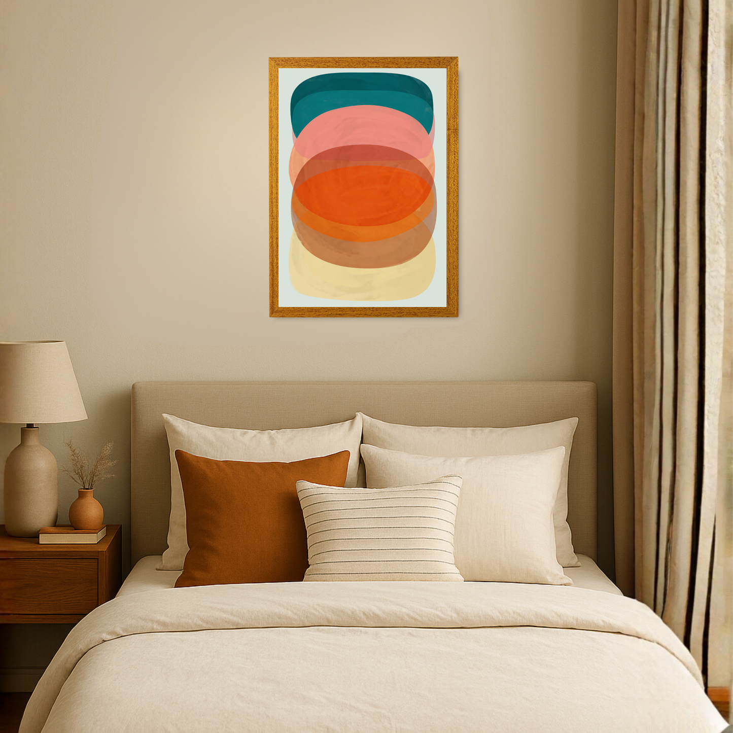 Bold Colourful Painted Abstracts by Print Punk Studio
