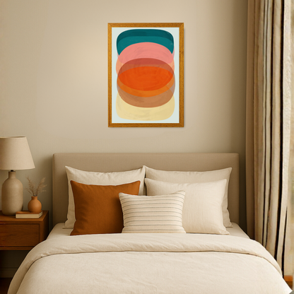 Bold Colourful Painted Abstracts by Print Punk Studio