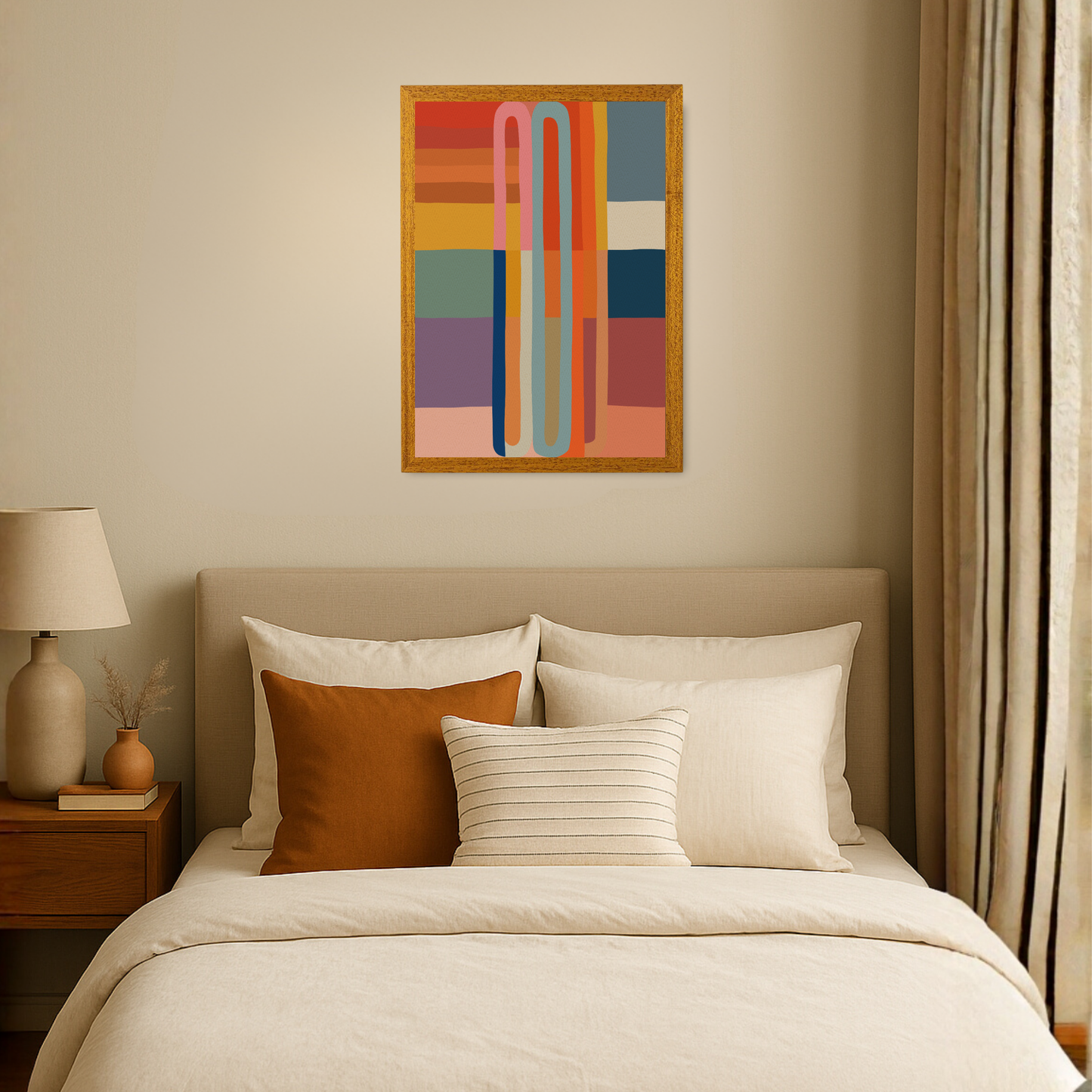 Set of 2 Fun Abstract Textured Prints B by Print Punk Studio