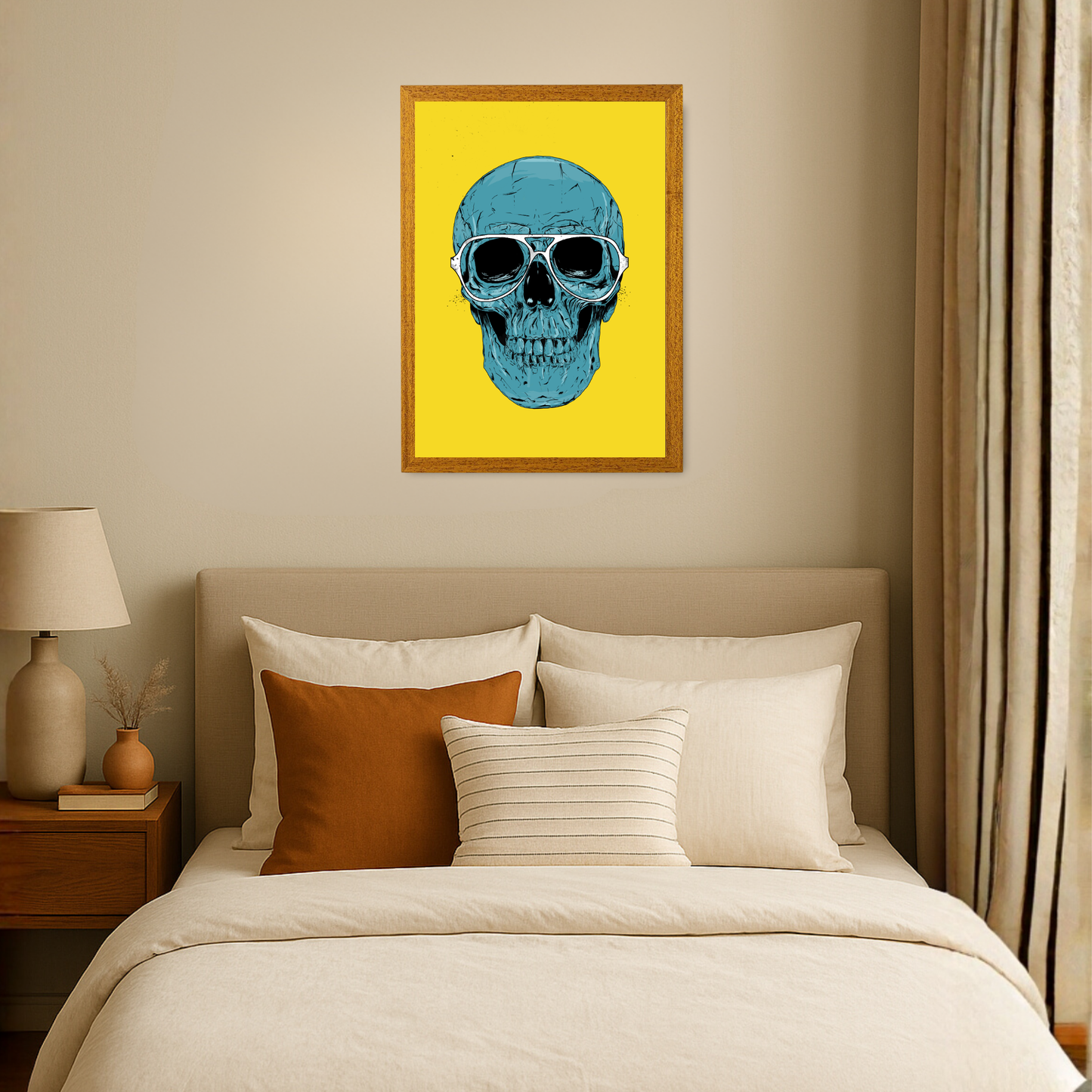 Blue Skull by Balazs Solti