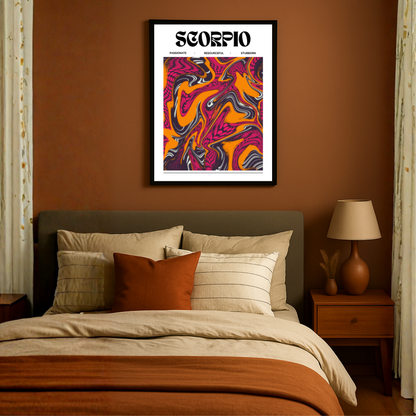 Scorpio Star Sign by Athena Art