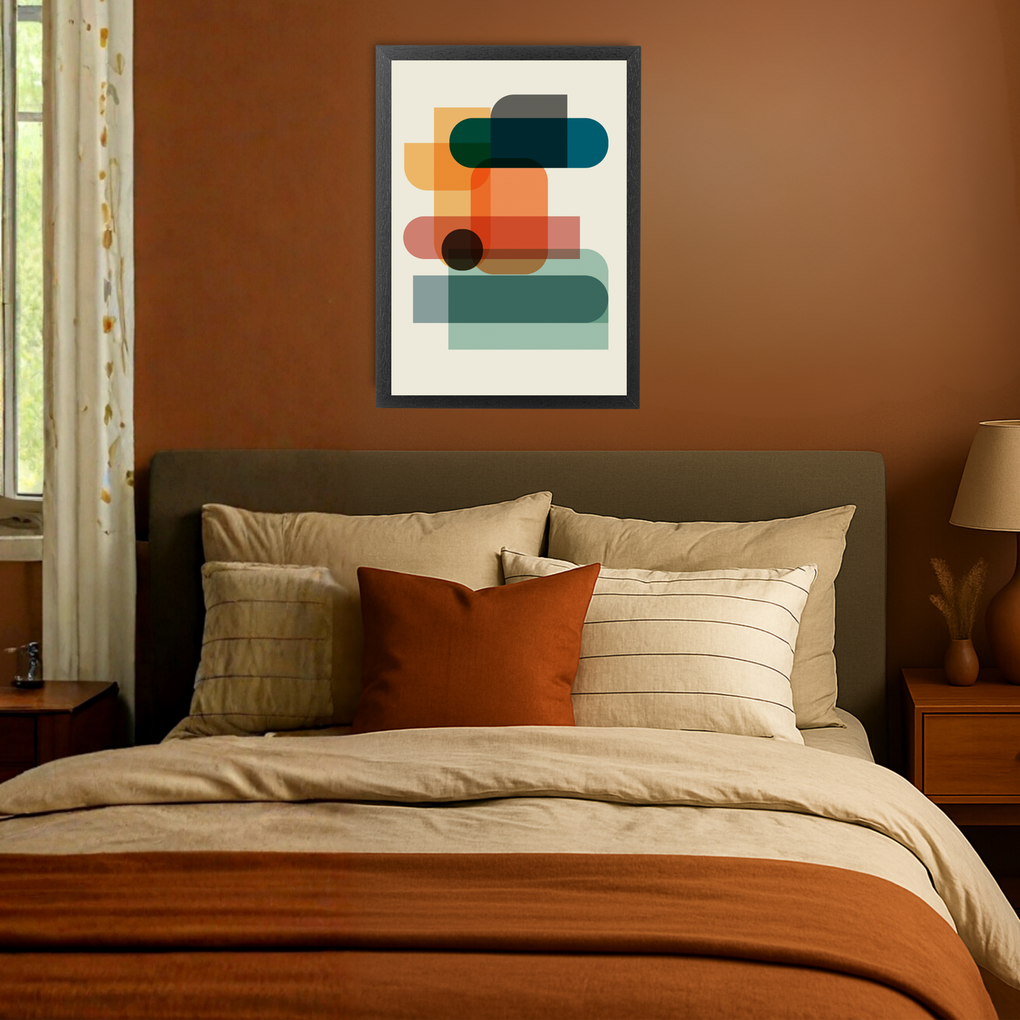 Set of 2 Colourful Bold Abstract Prints B by Print Punk Studio