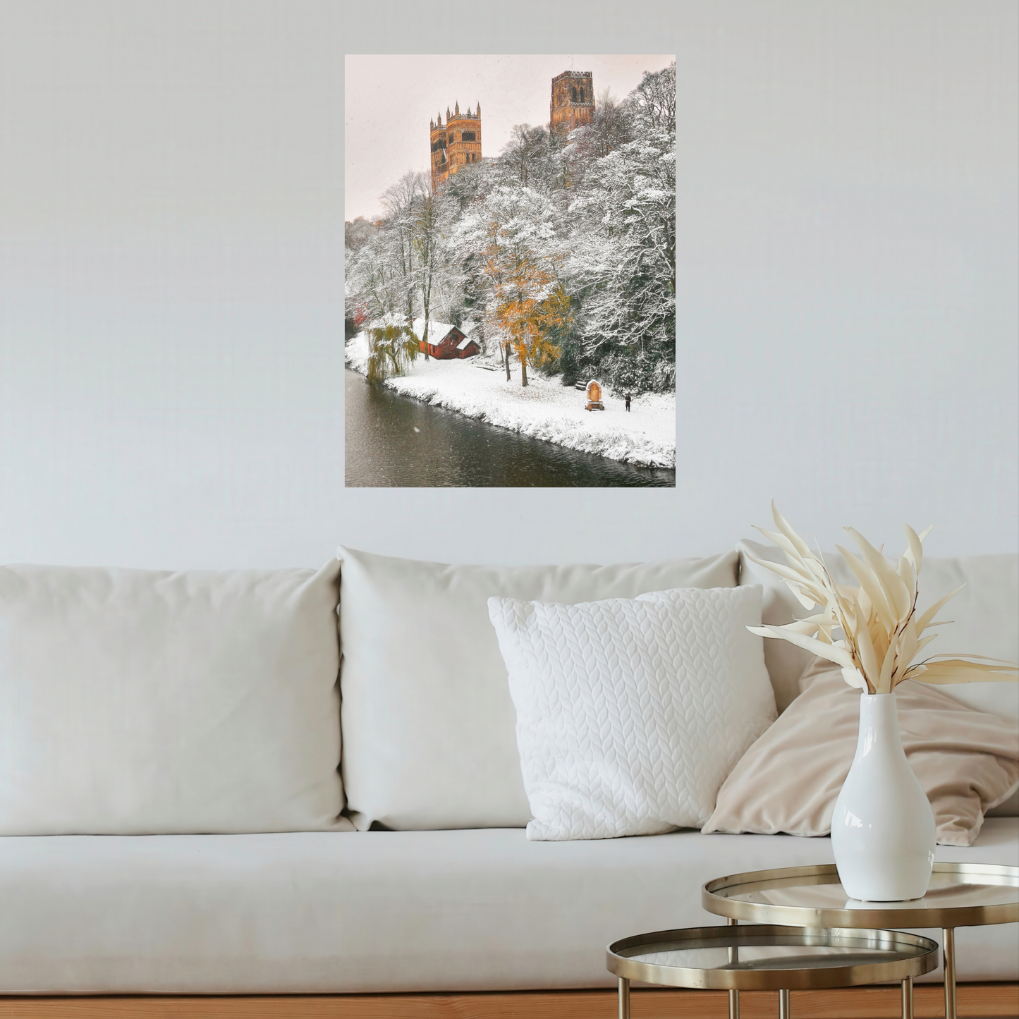 Magical Durham in The Snow by Steven Robinson