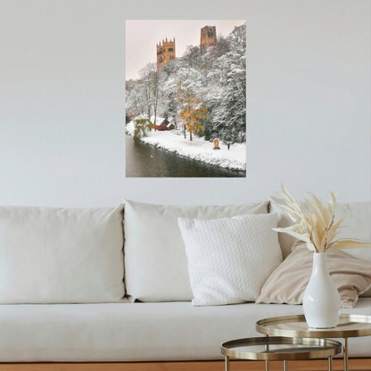 Magical Durham in The Snow by Steven Robinson