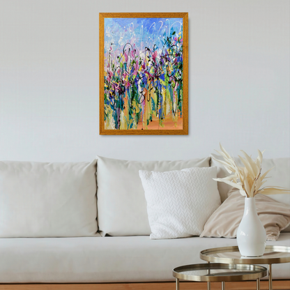 Abstract Flowers 2 by Olga Tkachyk