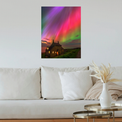 Incredible Aurora at Howick Bathing House by Steven Robinson