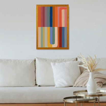 Set of 2 Fun Abstract Textured Prints A by Print Punk Studio