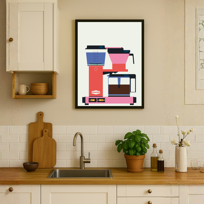 Pastel Coffe Maker by Bo Lundberg
