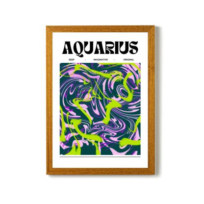 Aquarius Star Sign by Athena Art