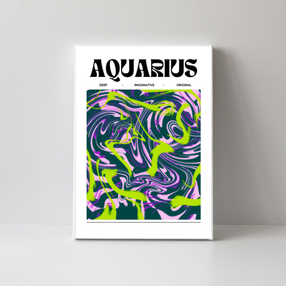 Aquarius Star Sign by Athena Art