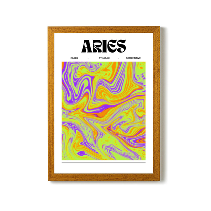 Aries Star Sign by Athena Art