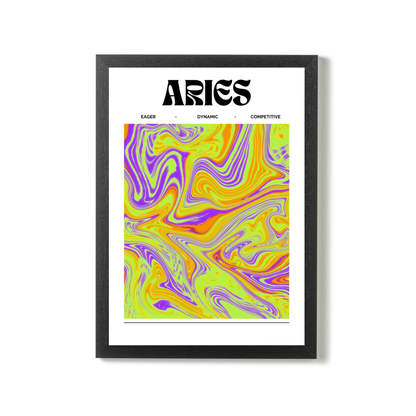 Aries Star Sign by Athena Art