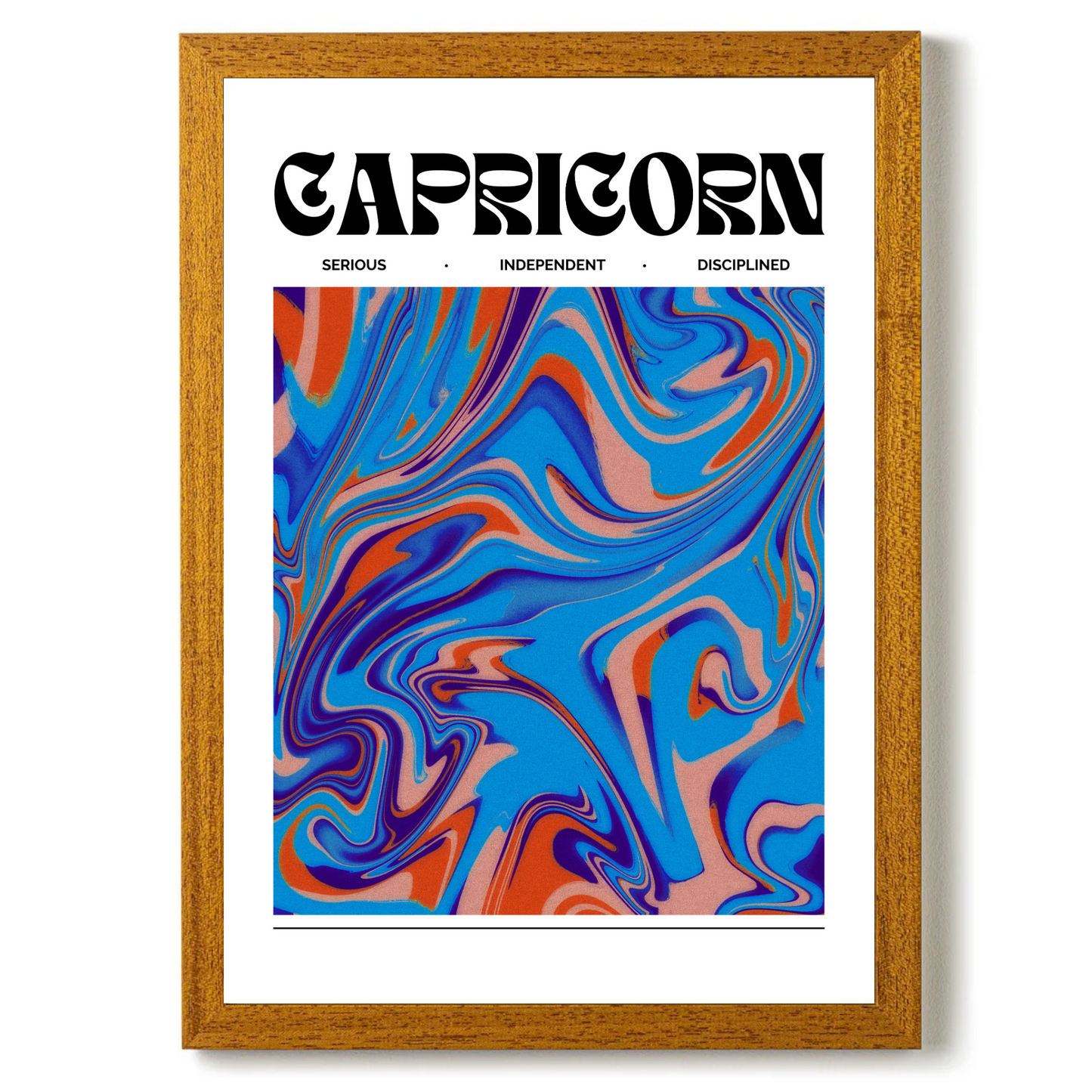 Capricorn Star Sign by Athena Art