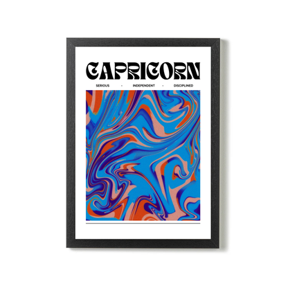 Capricorn Star Sign by Athena Art