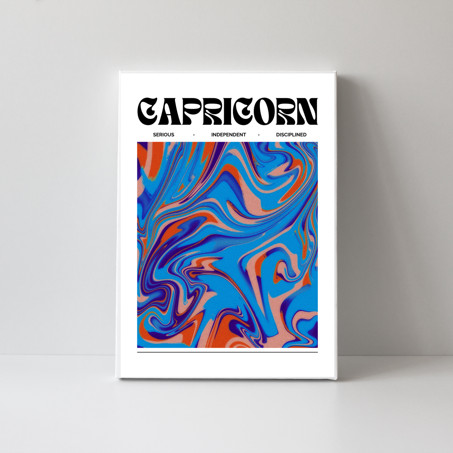 Capricorn Star Sign by Athena Art