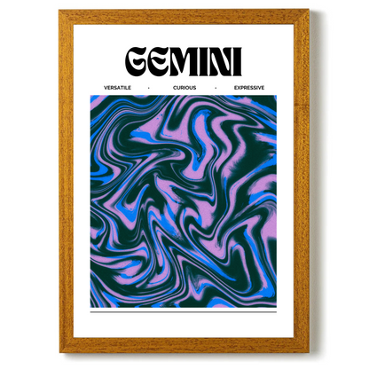 Gemini Star Sign by Athena Art