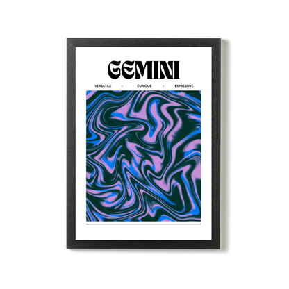 Gemini Star Sign by Athena Art