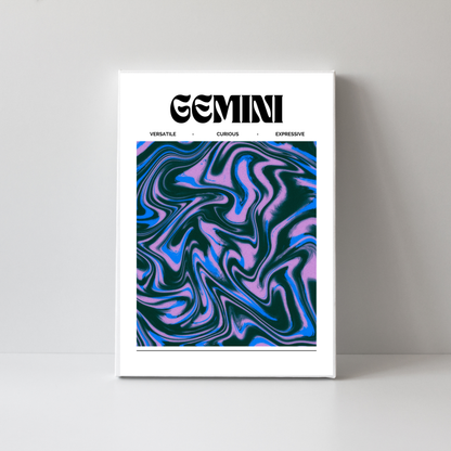 Gemini Star Sign by Athena Art