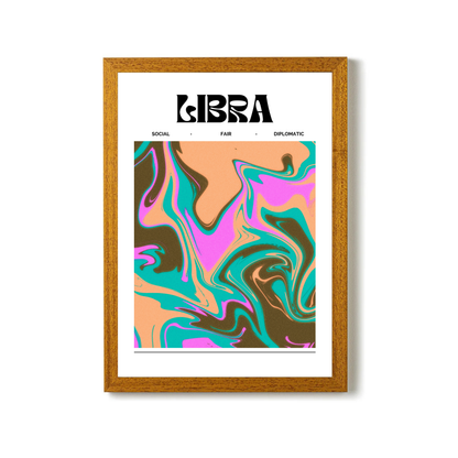 Libra Star Sign by Athena Art